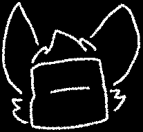 a crudely drawn doodle of my head